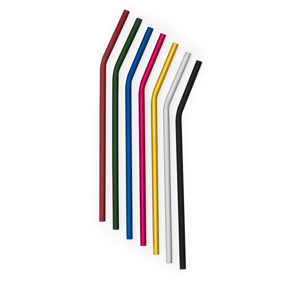 Canudo Curvado 218mm